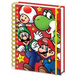 Cuaderno A5 Super Mario Bros Nintendo