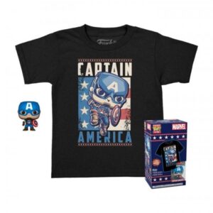 Funko y camiseta Capitán América L