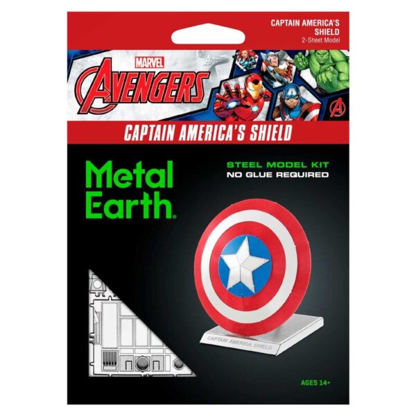 Metal earth Escudo Capitan america