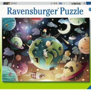 Puzzle Ravensburger planetas fantásticos 100 XXL