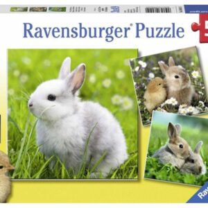 Puzzle Ravensburguer conejitos lindos 3x49