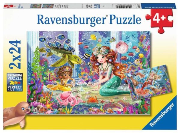 Puzzle Ravensburguer sirenas hechizantes  2x24