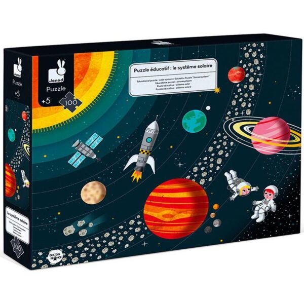 Puzzle educativo- sistema solar- 100 pzas