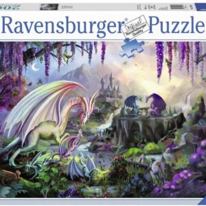 Puzzle ravensburger 2000  Valle del dragón