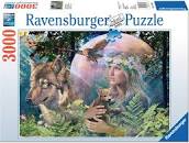 Puzzle ravensburger 3000  Lobos