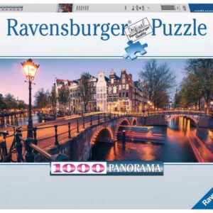 Puzzle ravensburger atardecer en amstrrdam 1000 pz