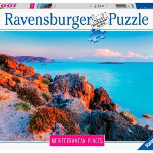 Puzzle ravensburger grecia mediterranea1000 pz