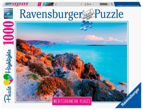 Puzzle ravensburger grecia mediterranea1000 pz