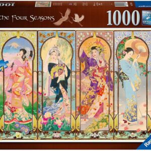 Puzzle ravensburger las cuatro estaciones  1000 pz