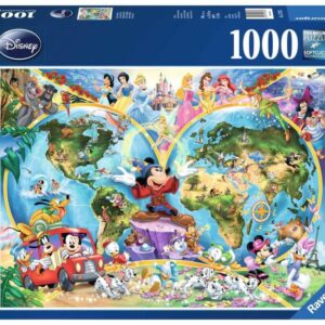 Puzzle ravensburger mapa de disney 1000 pz