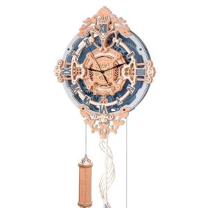 Romantic note wall clock