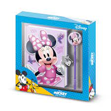 Set diario   boligrafo Butterflies Minnie Disney