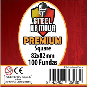 Steel Armour - Fundas Cuadradas grandes Premium