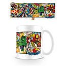 Taza Retro Comic Marvel