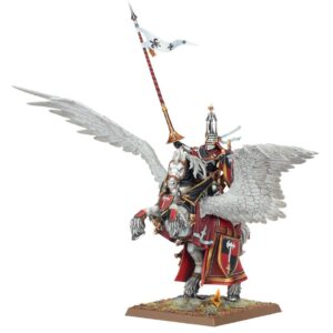 Warhammer old world  Bretonia Lord on pegasus