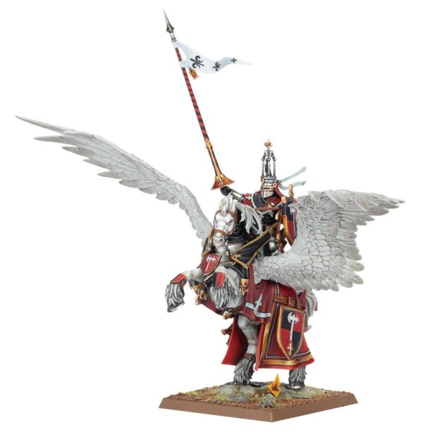 Warhammer old world  Bretonia Lord on pegasus