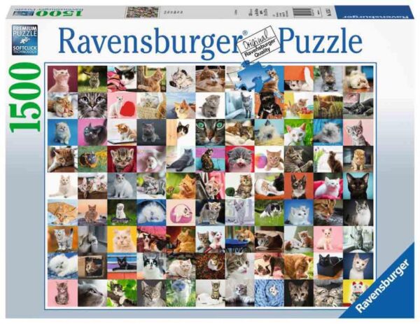 puzzle ravensburger 99 gatos 1500 pz