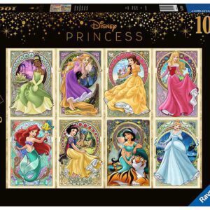 puzzle ravensburger princesas art nouveau1000 pz