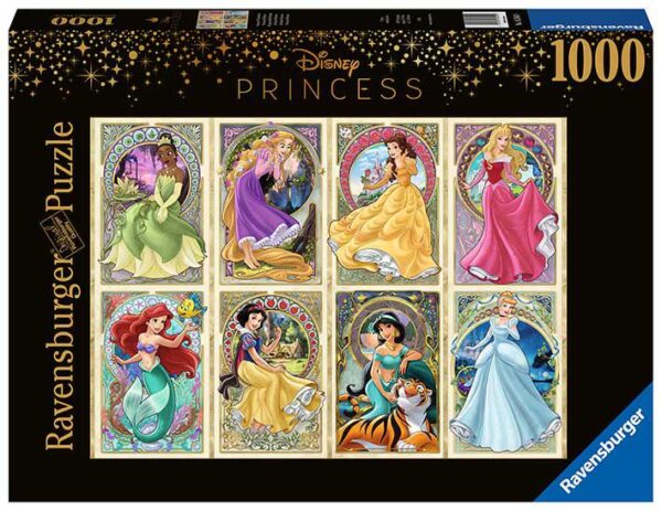 puzzle ravensburger princesas art nouveau1000 pz