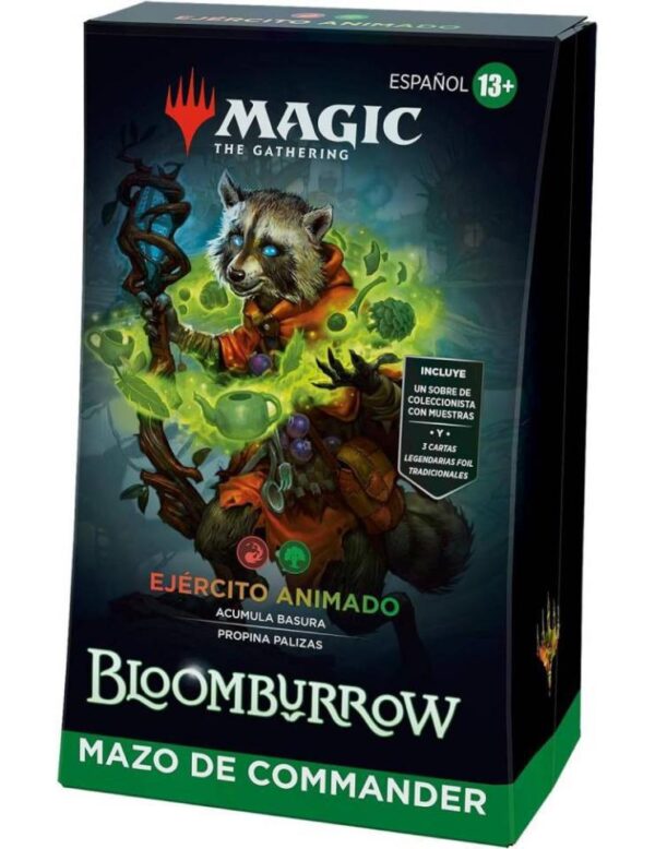 Baraja Commander Bloomburrow Ejército animado