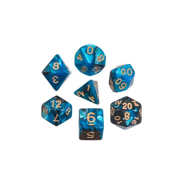 Set dados Oblivion azul