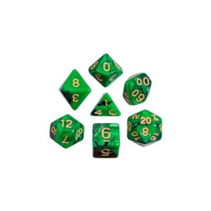 Set dados Oblivion verde