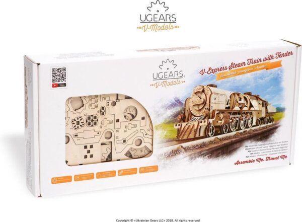 Ugears - V-Express Steam train