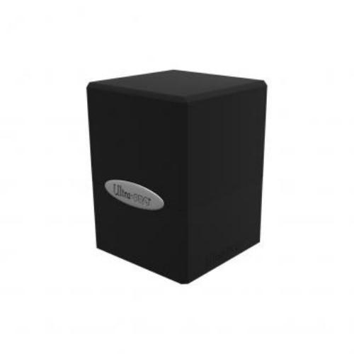 Up deckbox satin cube Black