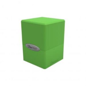 Up deckbox satin cube lime green