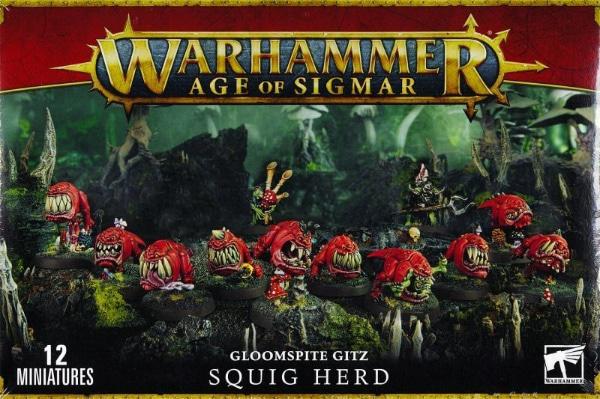 Warhammer AOS Gloomspite Gitz manada de garrapatos