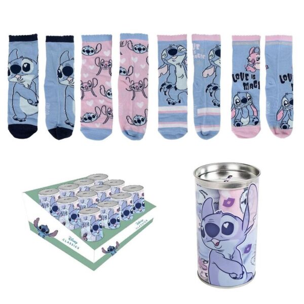 Blister 4 calcetines Stitch Disney