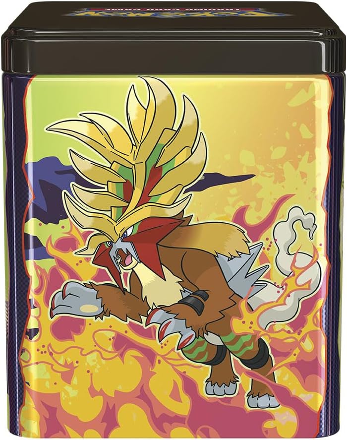 Lata juego cartas coleccionables Pokemon