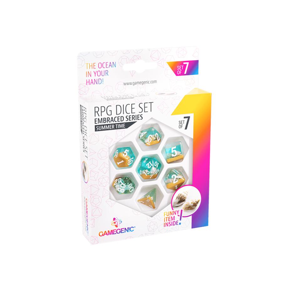 Summer Time RPG Dice Set  7pcs