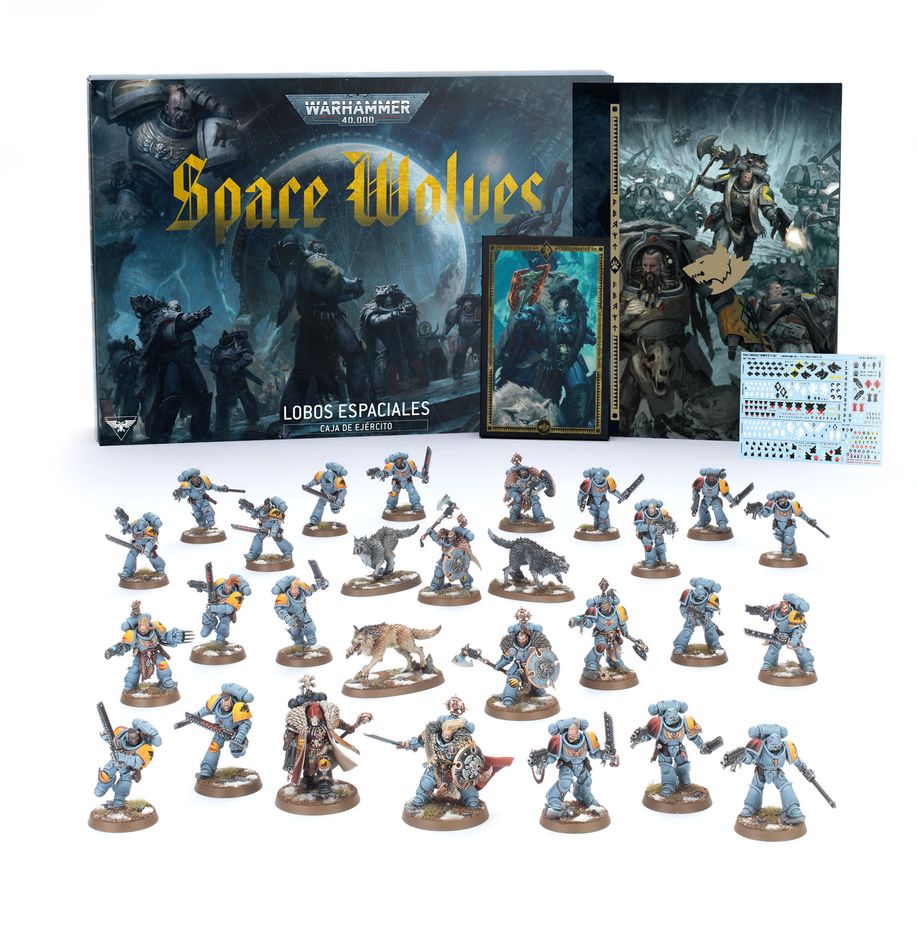 Warhammer 40K  Caja de ejercito Lobos espaciales