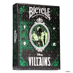 Naipes bicycle disney villains Verde