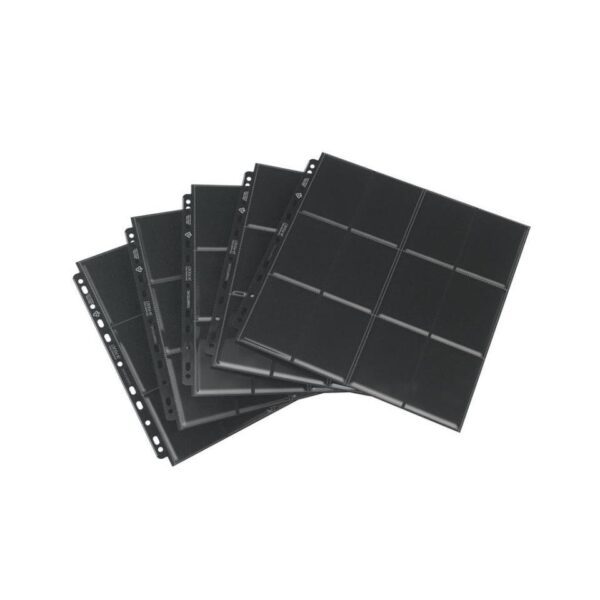 24-Pocket Sideloading Pages Pack Black