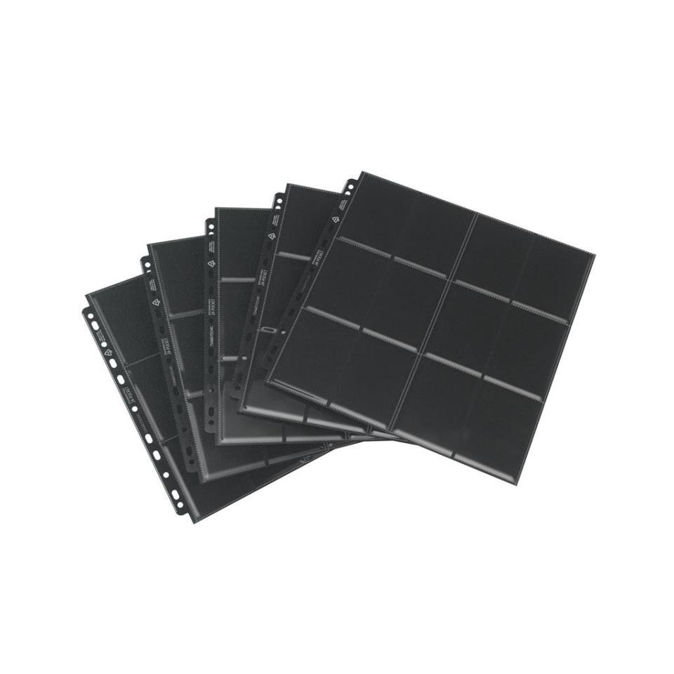 24-Pocket Sideloading Pages Pack Black