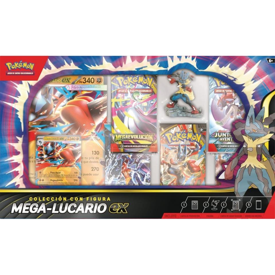 Pokémon Mega-Lucario Ex con figura