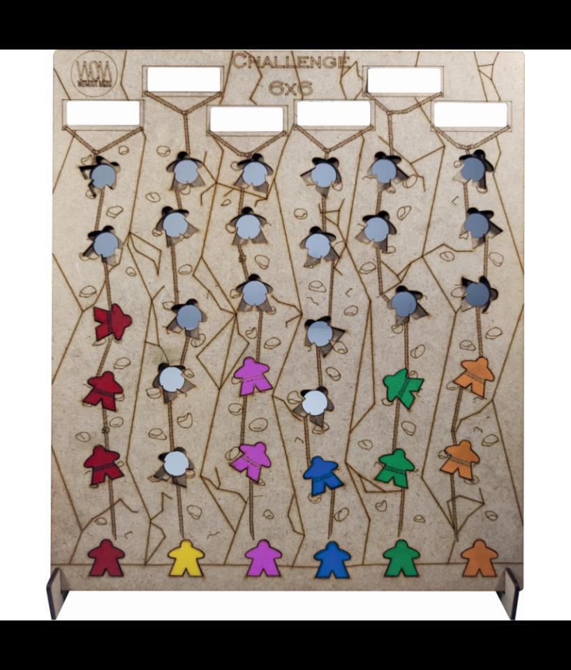 Challenge 6X6  Meeples escaladores