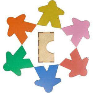 Hogar WOM  Meeples Posavasos