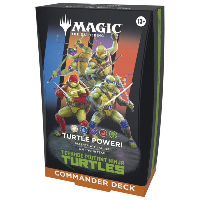 Baraja Commander Tortugas Ninja Ingles