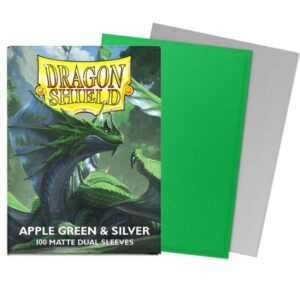 Fundas Dragon Shield Dual Apple Green & Silver