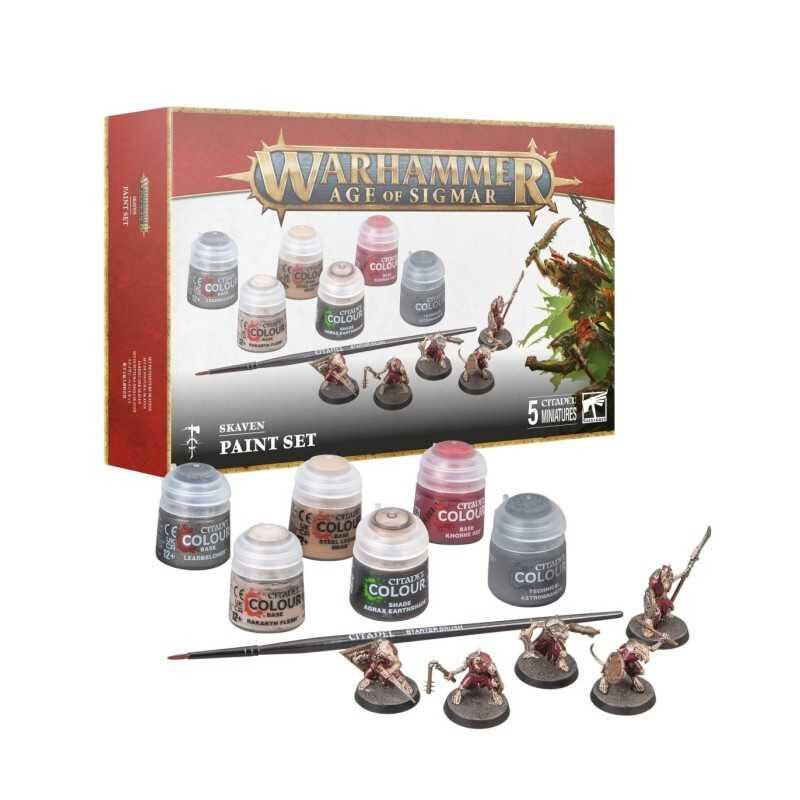 Warhammer AOS  Set de pintura Skaven