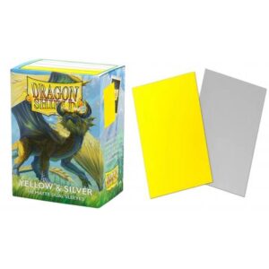 Fundas Dragon Shiel Dual Amarillo y plata