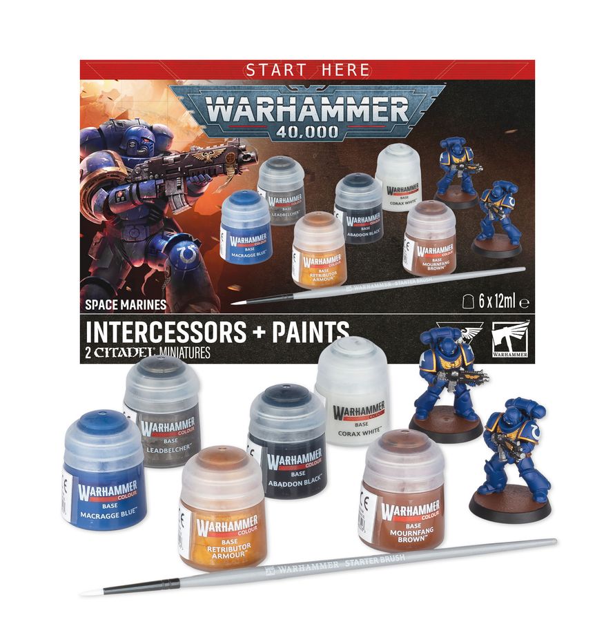 Warhammer 40K  Pinturas   Intercessors