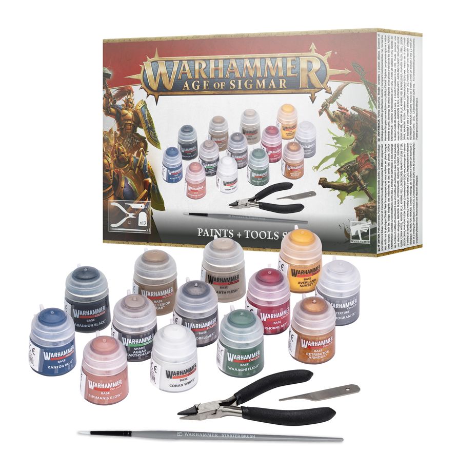 Warhammer AOS  Set de pinturas   herramientas